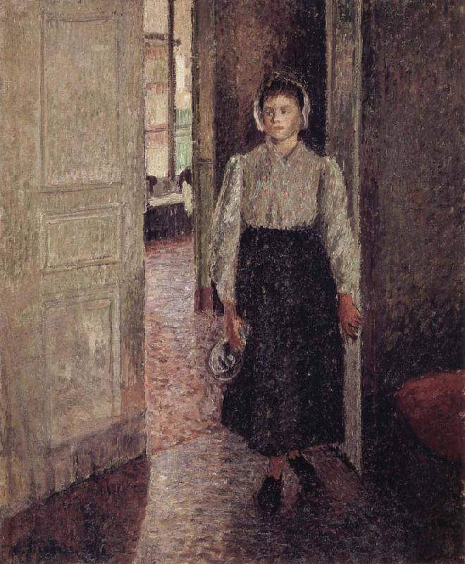 Camille Pissarro The Young maid Sweden oil painting art